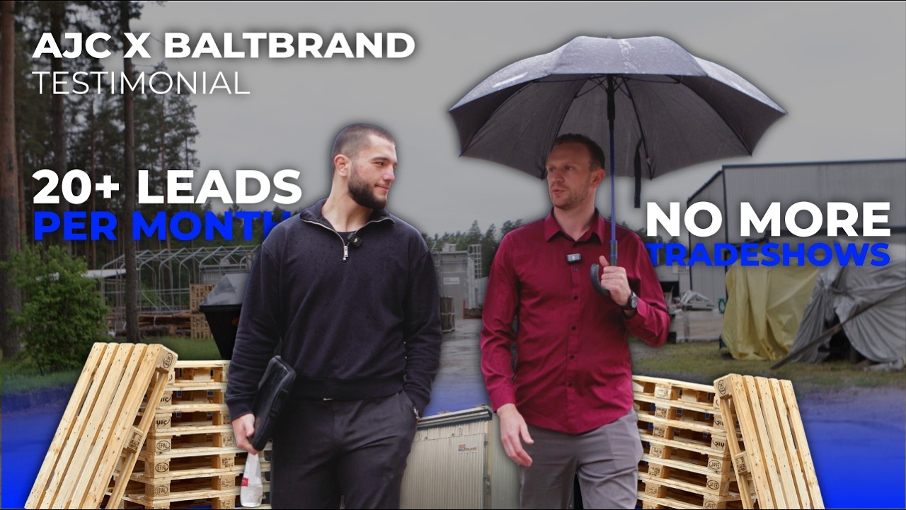 BaltBrand testimonial filmed on the factory floor